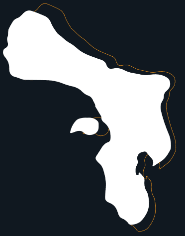 map Bonaire outline
