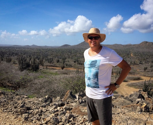 Tourist in Washington Slagbaai National Park Bonaire