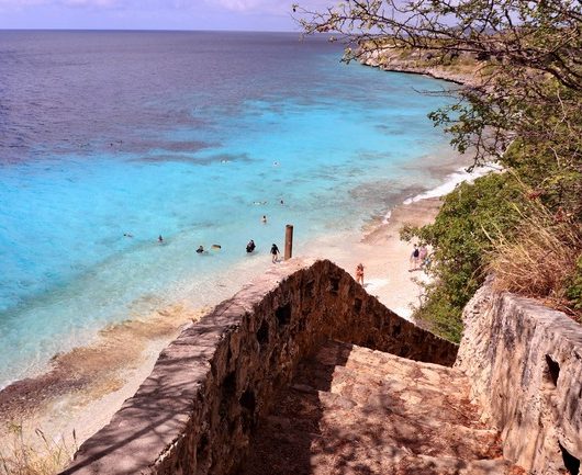 Dive site and Beach 1000 Steps on Bonaire