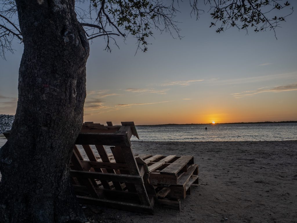 Sunset at lac cai bonaire