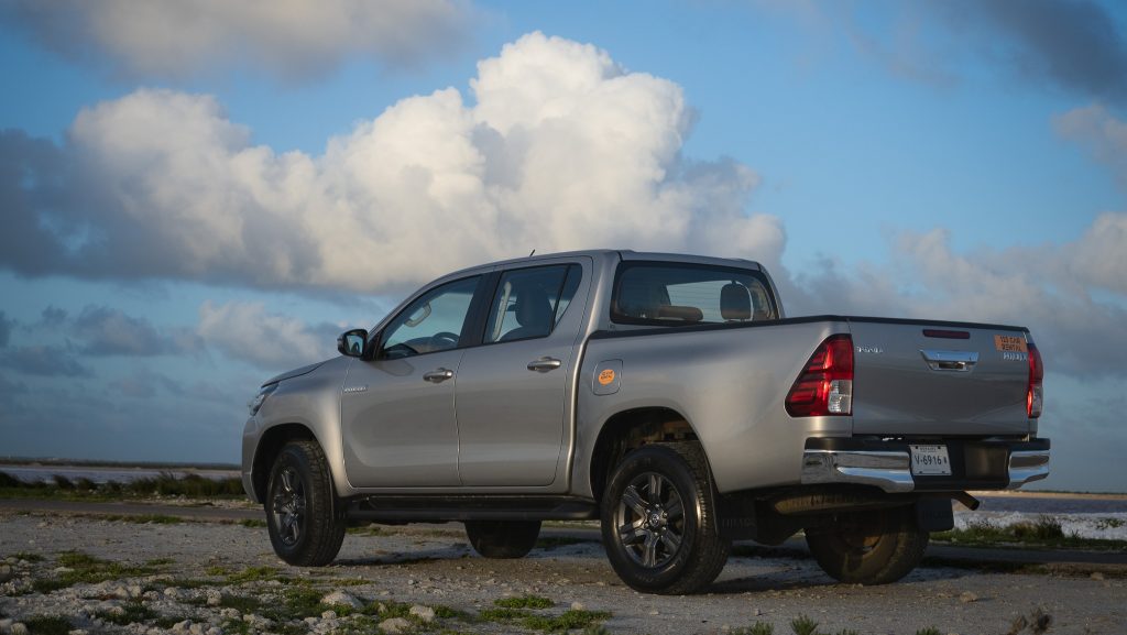 Hilux around sunset