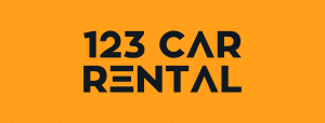 logo of 123 car rental 