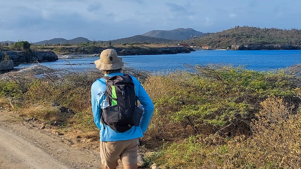 wandelen in nationaal park washington slagbaai