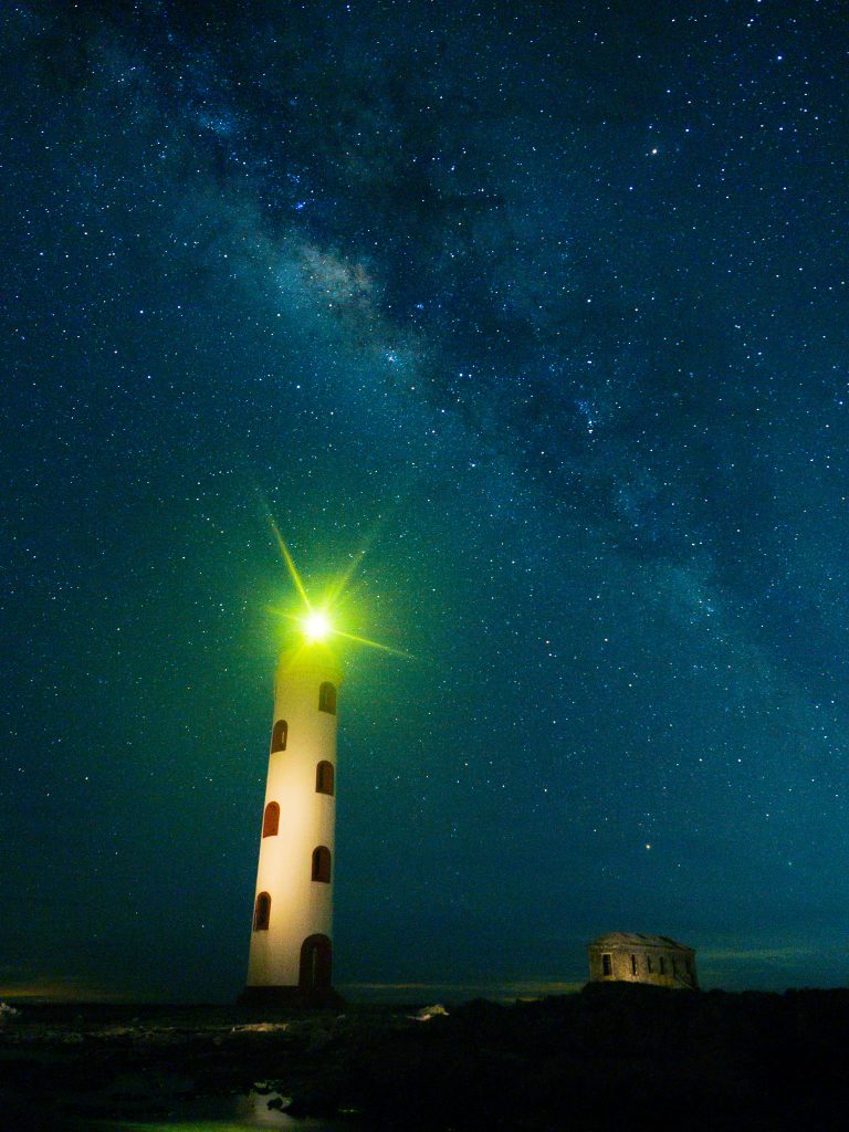 Spelonk Lighthouse with Milkyway