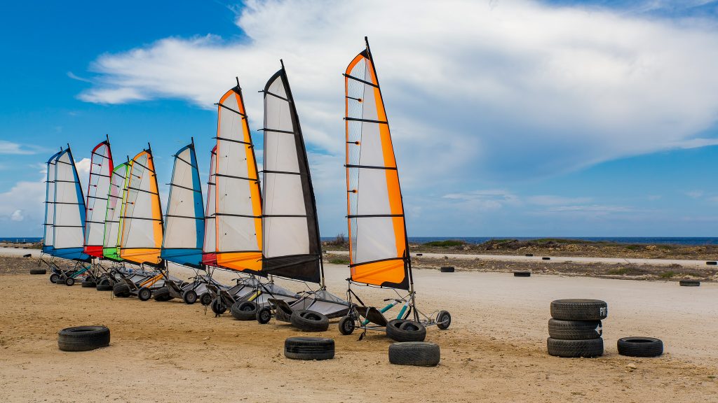 landsailing on Bonaire