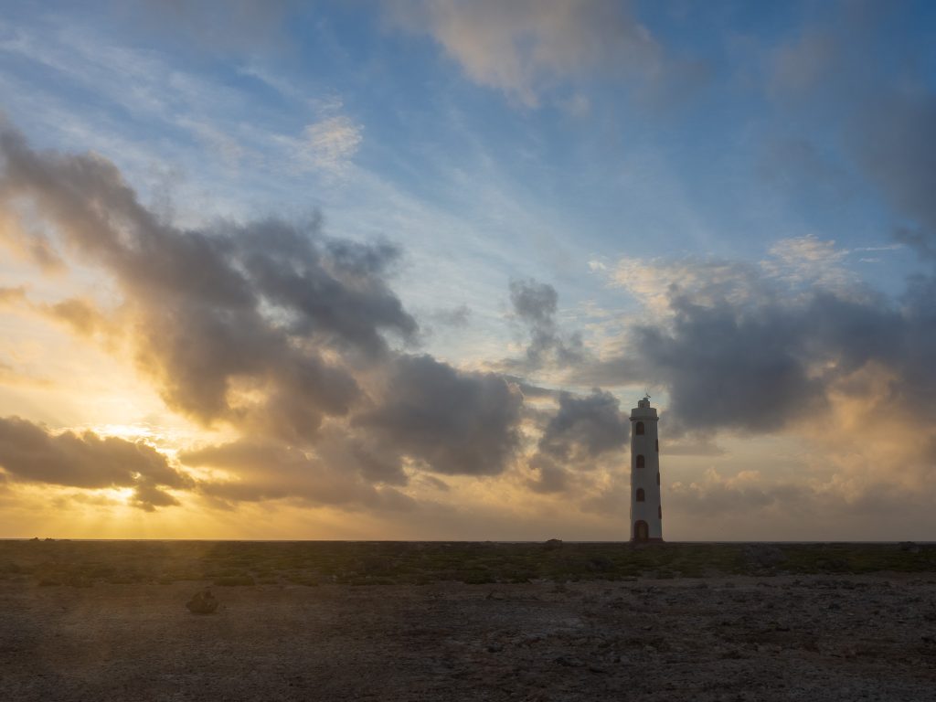 lighthouse during sunrise
