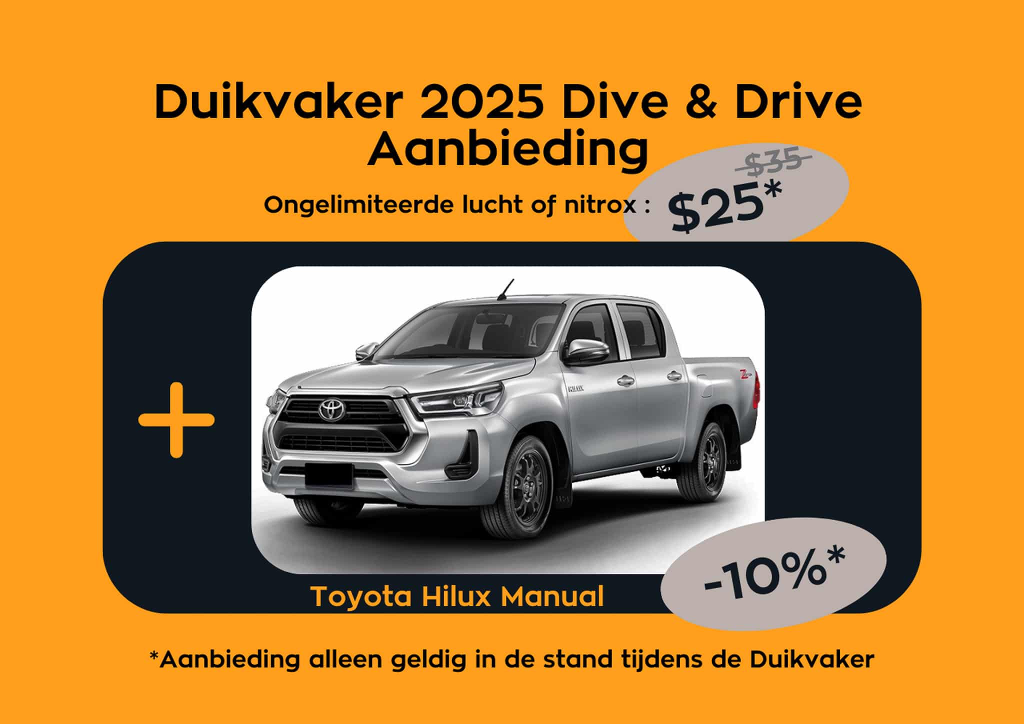 Duikvaker aanbieding 2025